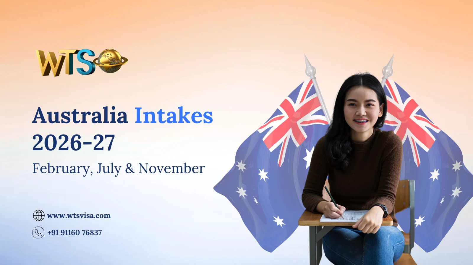 Australia Intakes 2026-27 – February, July & November