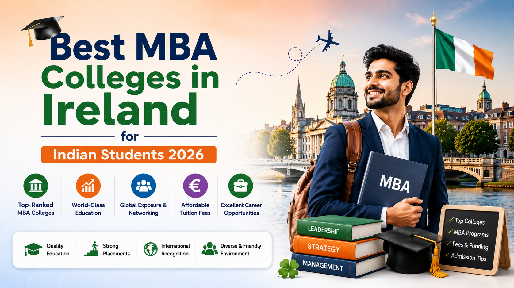 Best MBA Colleges in Ireland for Indian Students 2026