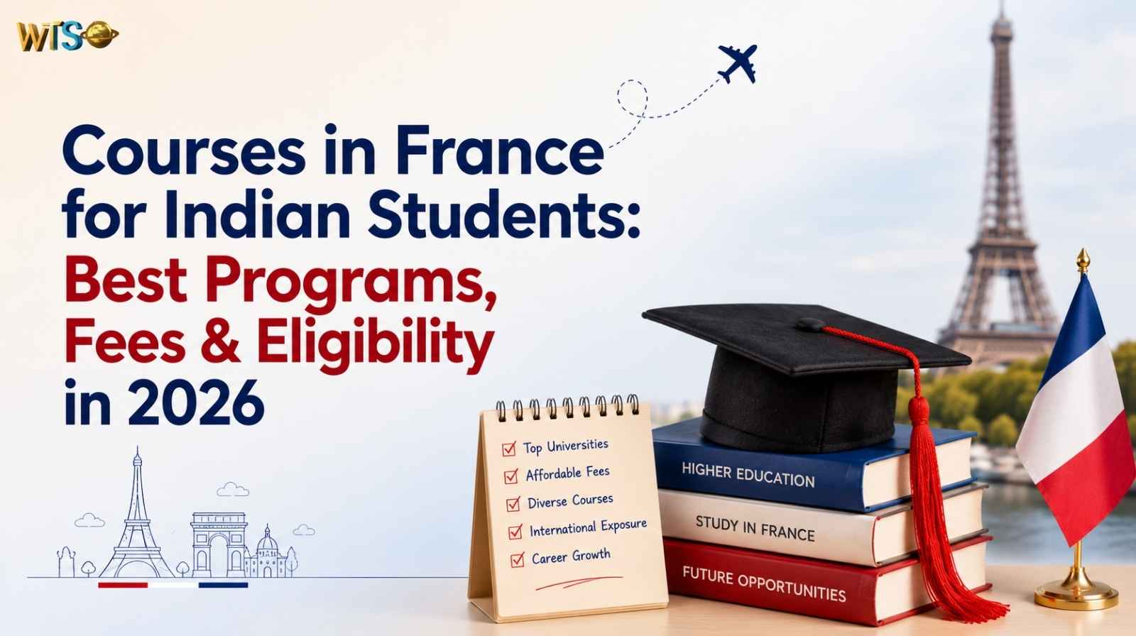 Courses in France for Indian Students: Best Programs, Fees & Eligibility in 2026
