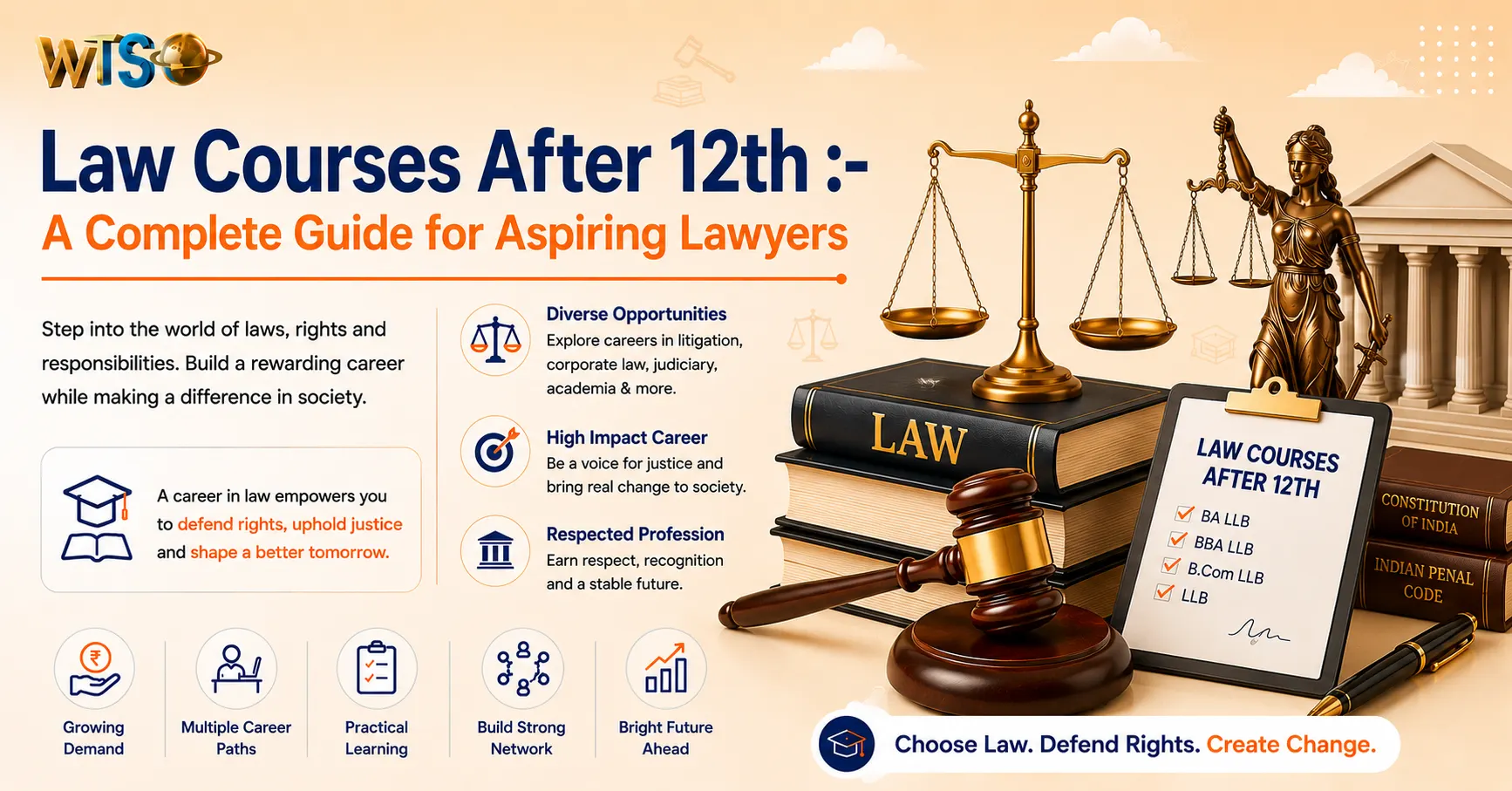 Law Courses After 12th:- A Complete Guide for Aspiring Lawyers