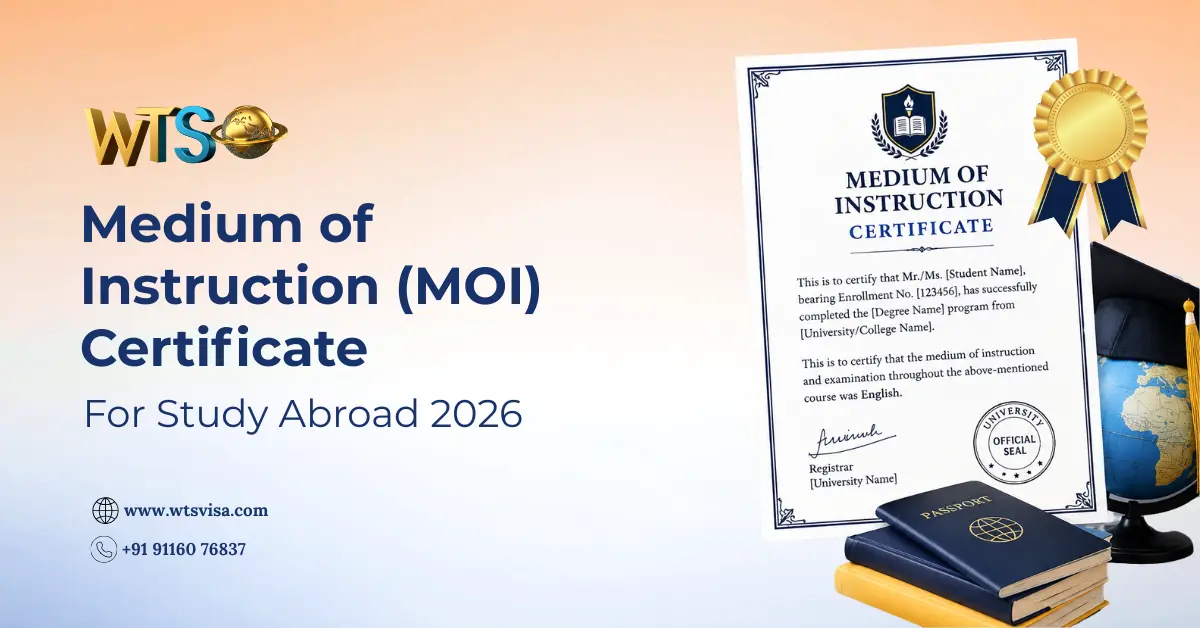 Medium of Instruction Certificate for Study Abroad 2026