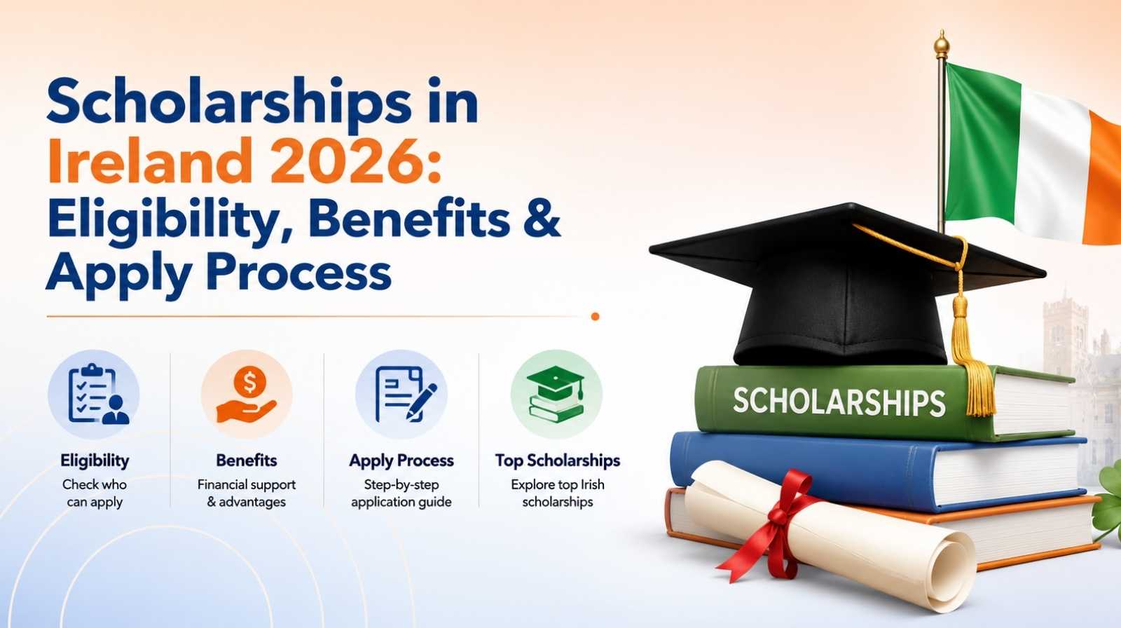 Scholarships in Ireland 2026: Eligibility, Benefits & Apply Process
