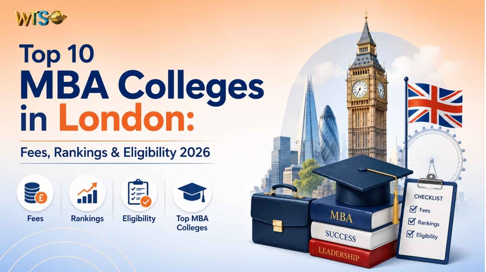 Top 10 MBA Colleges in London: Fees, Rankings & Eligibility 2026